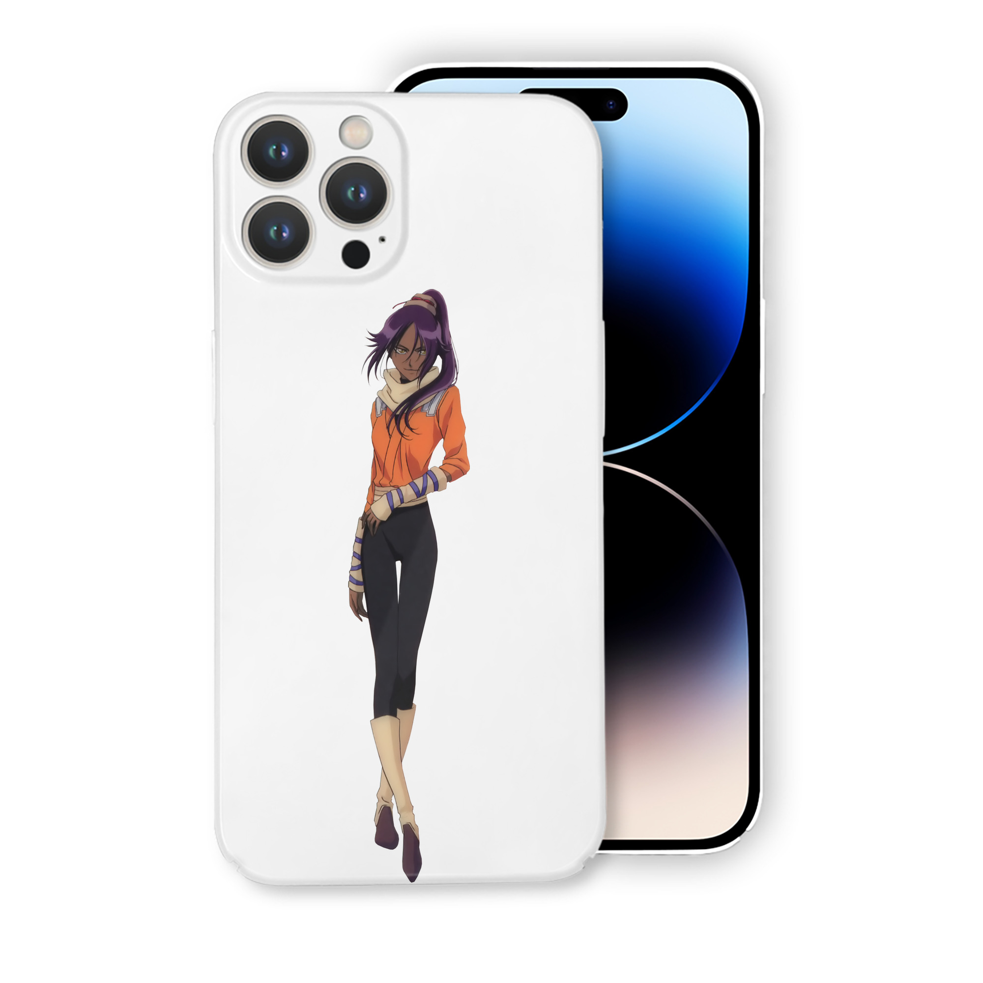 （画像用） ブリーチ 四楓院 夜一（しほういん よるいち） BLEACH Shihouin Yoruichi 【iPhone 14シリーズ対応】ハードケース